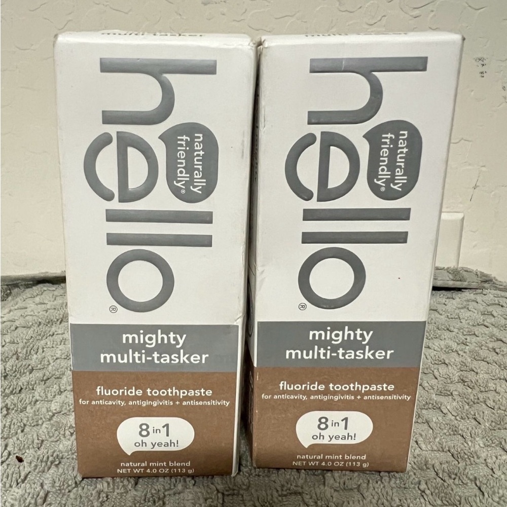 Hello Mighty Multi-Tasker Fluoride Toothpaste Bundle